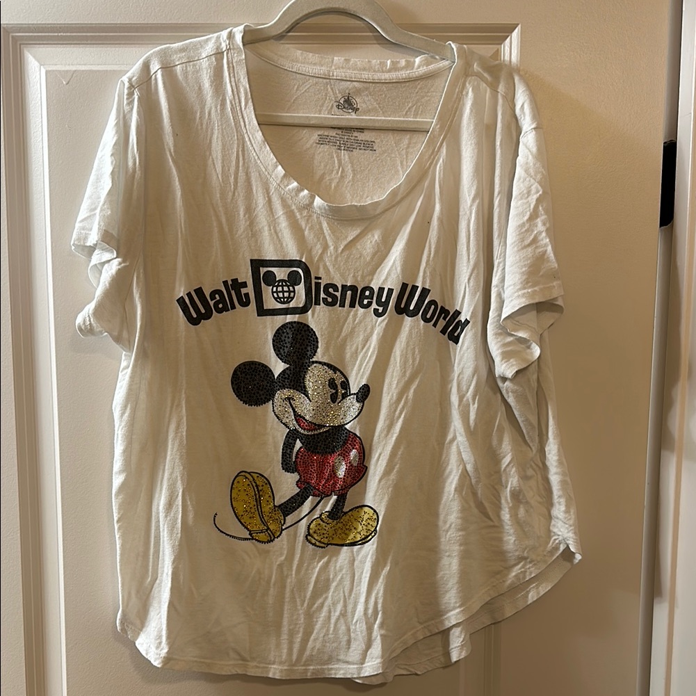 Walt Disney Mickey Mouse White T-Shirt